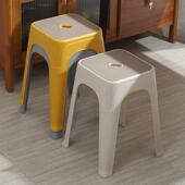 塑料凳子家用板凳简约加厚耐用方凳高级感结实椅子餐桌高级高凳子