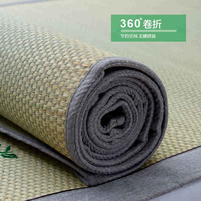 家用草席四季通用凉席芦苇席蔺草编织学生宿舍床垫折叠地垫子草席图片