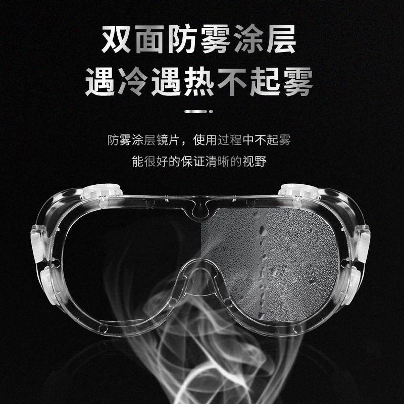 安全帽用护目镜劳保工作透明防飞溅防风沙防尘摩托车骑行防护眼镜