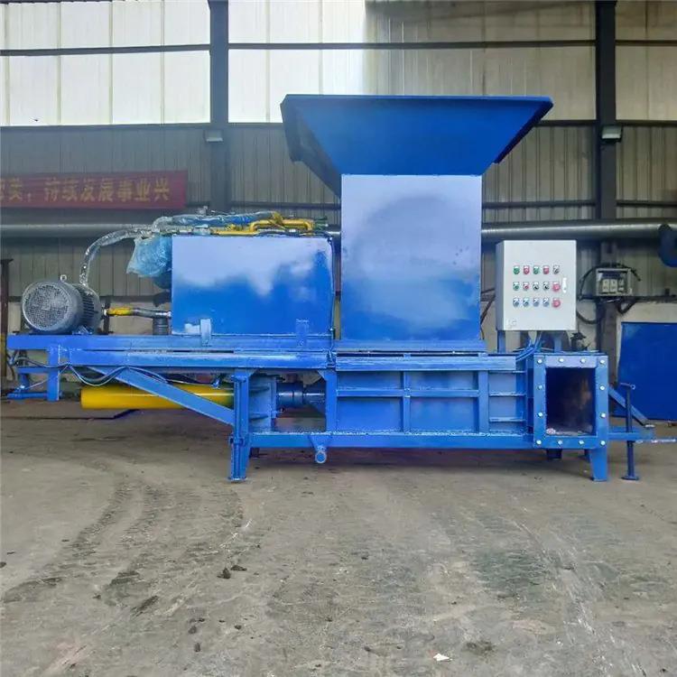 液压三缸青储压块机青储黄贮牧草打包机方捆套袋自动压草机