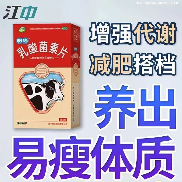 江中乳酸菌素片速片减肥组合大人益生菌官方旗舰店正品肠胃用药