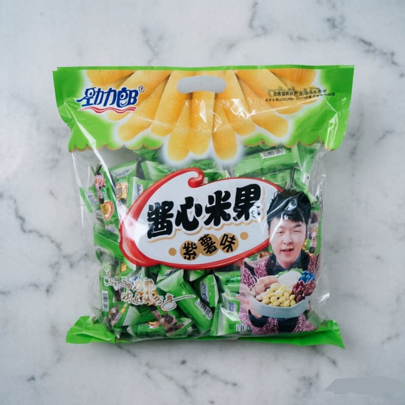 酱心米果卷420g*2盒 酥脆夹心糙米卷 膨化甜味休闲零食大礼包