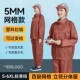 立领防静电无尘服百级净化分体0.5网格咖啡色洁净车间防尘工作服