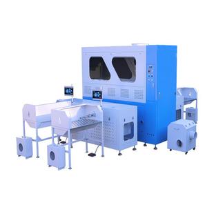 厂供福大四头24称全自动智能90白鸭绒称重充绒机节能羽绒智能控制