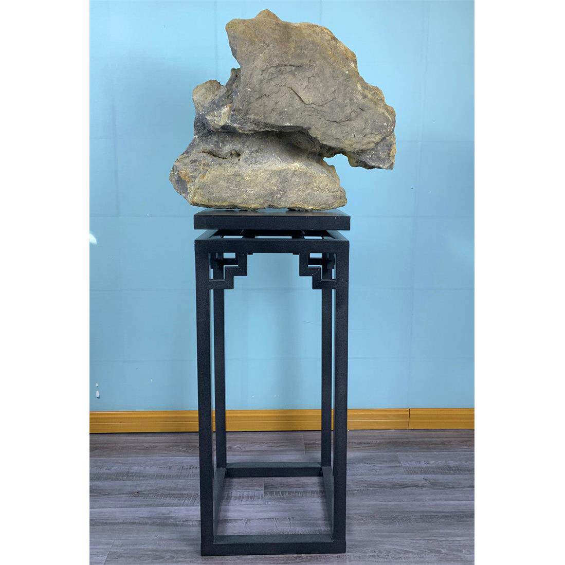 卖家装饰可旋转石雕艺术品展架室内客厅多层铁艺电镀烤漆花架搁架