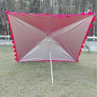 户外摆摊大伞2X3米遮阳伞长方形伞四方伞沙滩防晒伞庭院伞遮阳伞