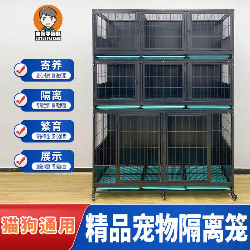 小胖子宠物店寄养笼猫舍繁育猫笼子医院住院笼展示隔离繁殖狗笼