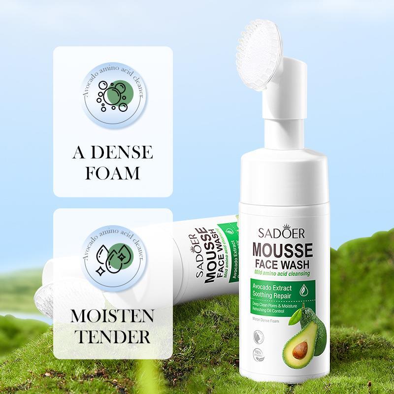 Avocado Amino Acid Cleansing Mousse Cleansing Foam Facial