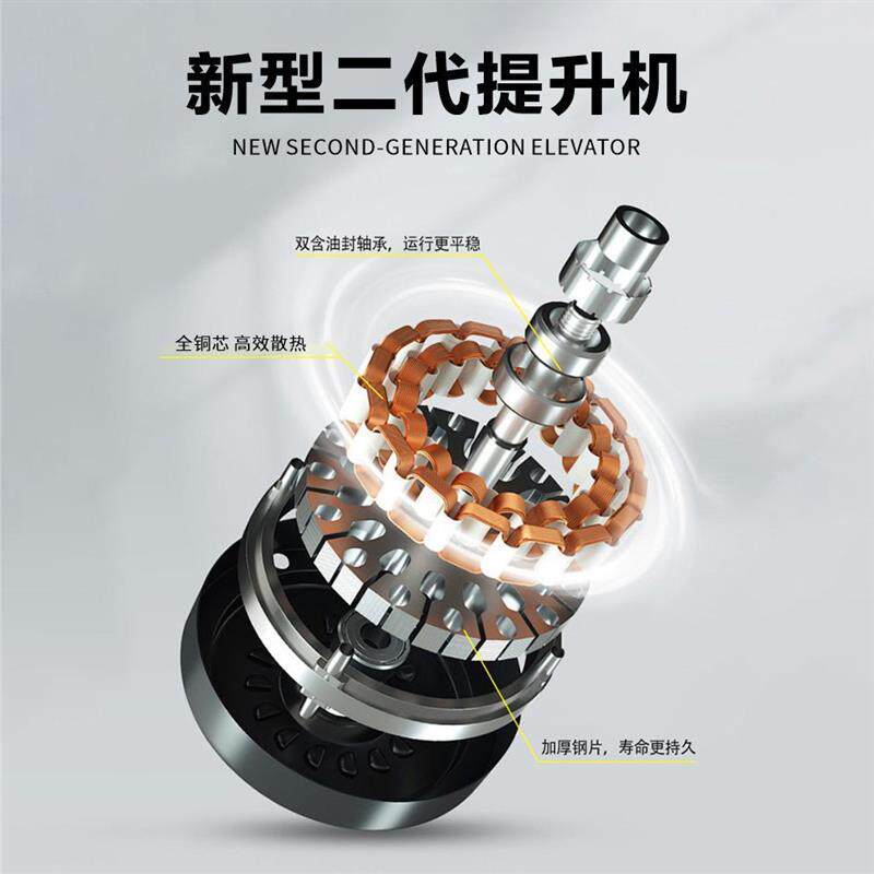 卷帘门升降机机械电动工作升降机管道升高提升220V小型举升机