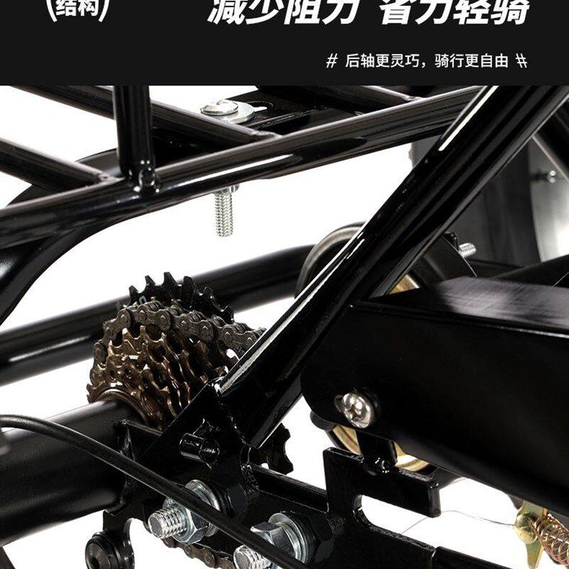 热销20英寸胖胎电动脚踏三轮车雪地自行车变速