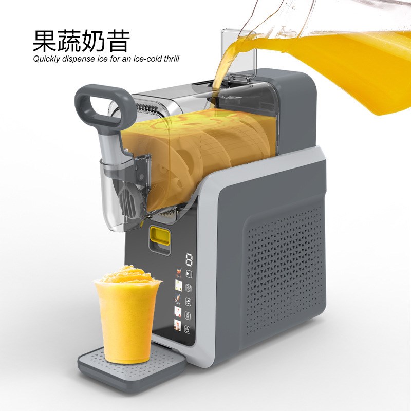 110V融雪机家用小型全自动冰沙机 饮料机快速冰淇淋机商用雪糕机图片