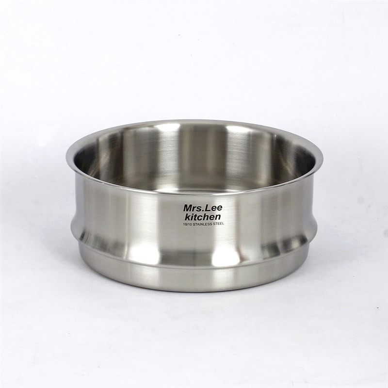 18/10不锈钢蒸笼蒸屉304食品级加厚家用16/18/20cm蒸格加高加深
