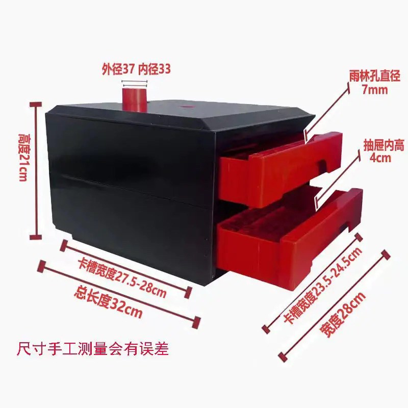 大鱼缸干湿分离盒底滤抽屉式雨淋式过滤盒滴流过滤防溢流家用