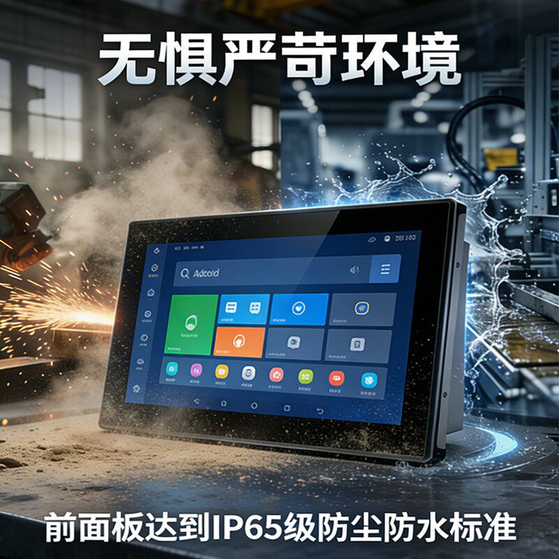 安卓触摸屏工控一体机Linux工业平板ARM10寸RK3568嵌入式平板