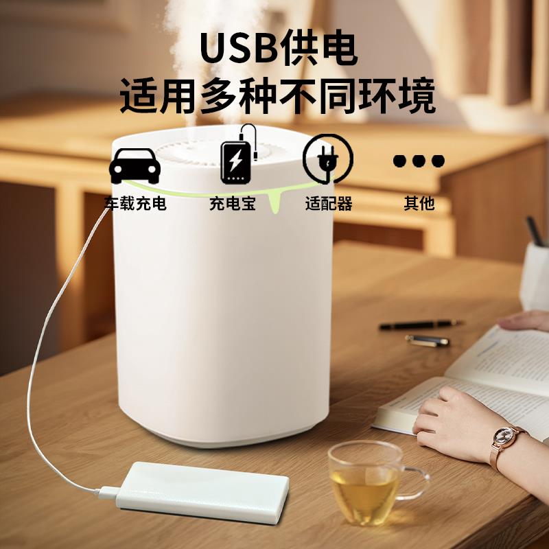 2026新款加湿空气大雾量桌面家用卧室空调房静音保湿保湿器三喷雾