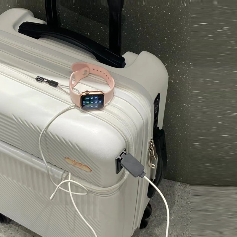 前开盖登机行李箱22充电密码箱20寸万向轮旅行箱24全自动拉杆箱26