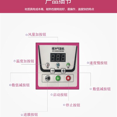 葫芦膜充气机全自动D10D20填充袋防摔填充物膜高速陶瓷刀片封边机