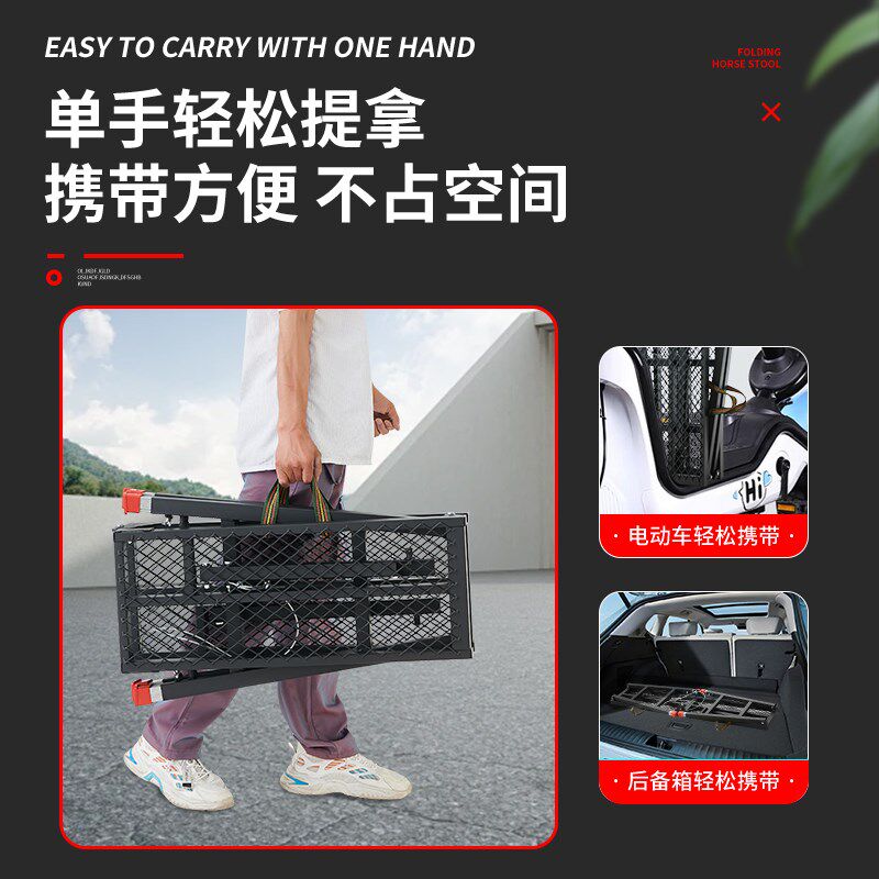 网面马凳折叠升降加厚脚手架特厚刮腻子装修室内工程加高伸缩凳子