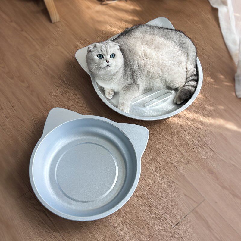 纯铝猫锅降温散热猫窝睡觉夏天宠物凉垫冰窝小型犬狗窝不粘毛冰锅
