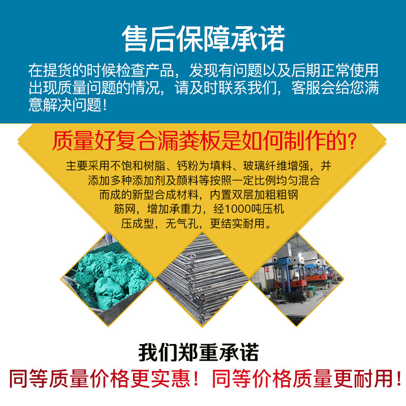 猪用覆合漏粪板母猪产床小猪保育漏粪板育肥板子塑料漏粪板树脂板
