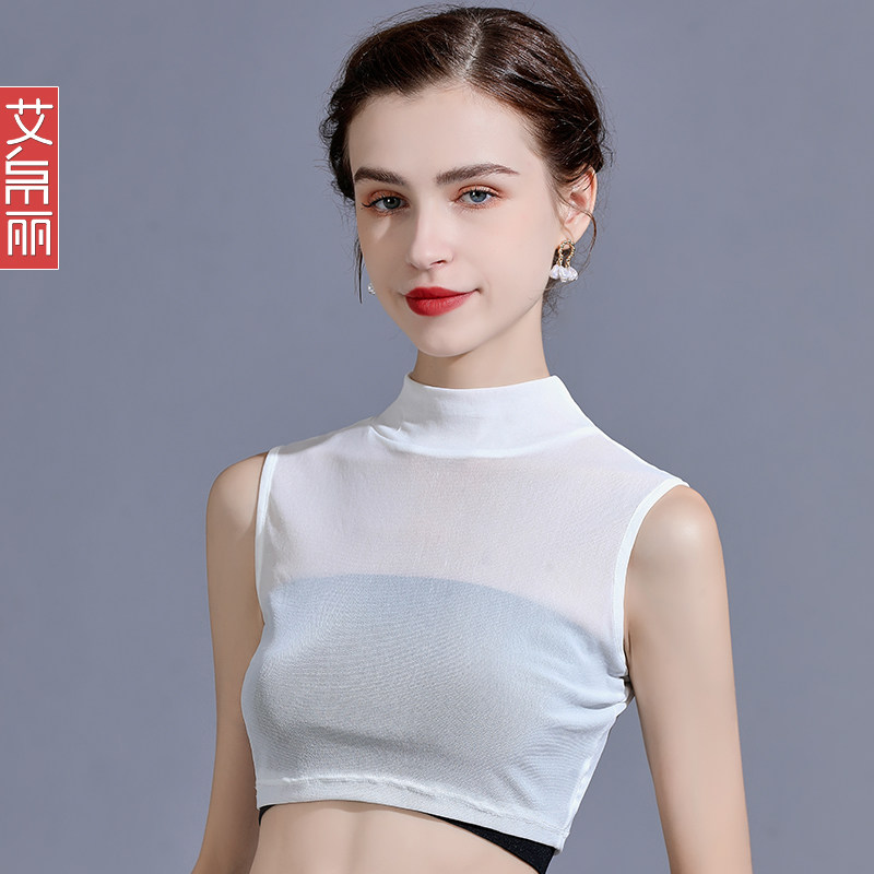 网纱半高领假领子女蕾丝立领装饰领内搭衬衣领毛衣衬衫打底假衣领