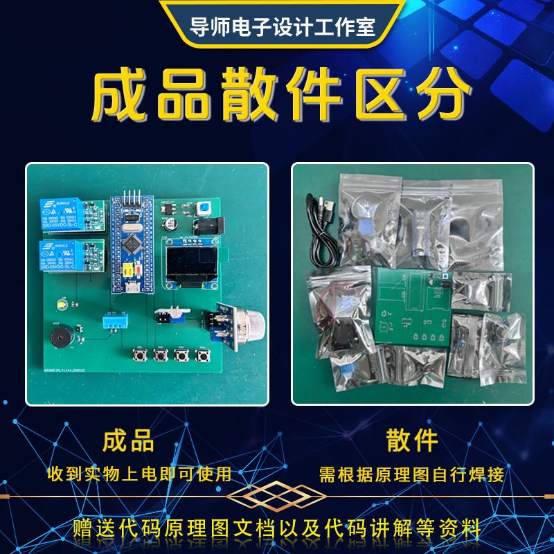 基于51/STM32单片机温湿度检测控制系统 DHT11环境监测大棚报警器