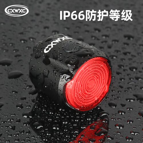 CXWXC自行车尾灯智能感应刹车灯夜骑车灯公路山地车骑行装备配件