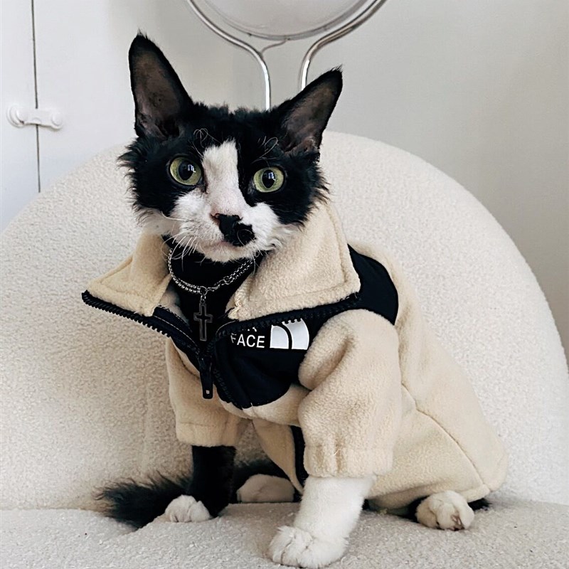 PHYNX PLANET 斯芬克斯德文无毛猫衣服潮冬季新款保暖宠物猫衣服