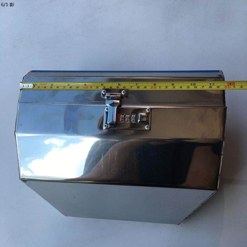 摩托车头箱不锈钢车头箱储物箱工具箱后尾箱防盗密码箱前车把手箱