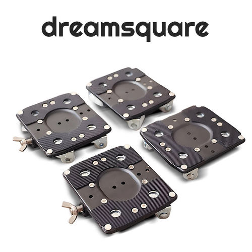 dreamsquare去客厅化升降大桌万向轮大承重带锁通用型免安装