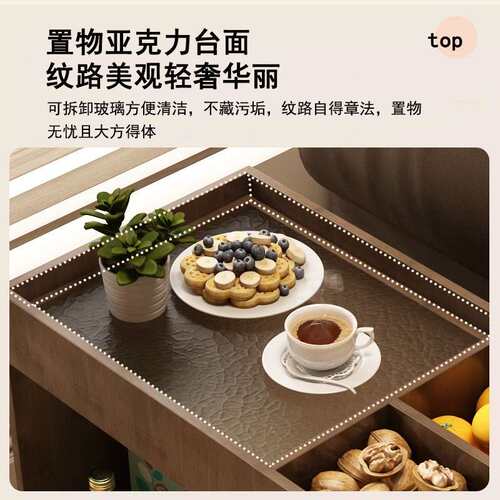 GFE沙发边几边茶柜可移动小轻奢角约几客厅创意几简窄茶台侧边柜
