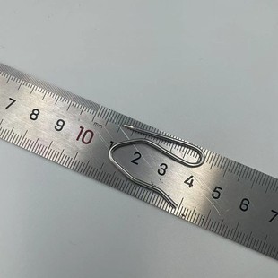 窗帘钩配件式S钩挂钩窗帘钩不钢尖锈钩汽车窗帘勾挂针大尖钩韩布
