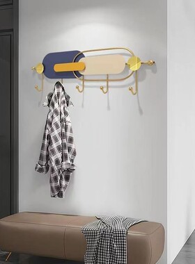 G5U创意ZKU轻衣服挂钩入门挂衣架壁挂墙上门后免打孔玄户关进奢门