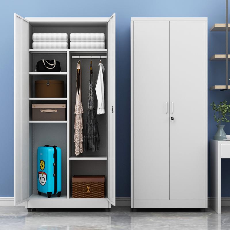 钢制杂收纳柜储物柜物室夹BD-0623缝铁皮柜单更衣柜落地书柜防潮