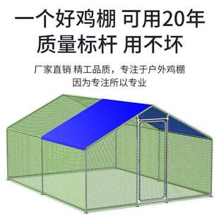 家大号农村舍用搭建室鸡外养笼养殖IKB鸡棚鸡架子新型户外养鸡棚