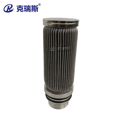 瑞斯过滤工业尘除反冲洗克五层65X150MM烧结网滤芯340多层烧结滤
