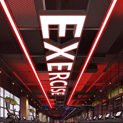 字母灯数字店铺名字母灯olog公司房前台办公室健身舞室服装店异形