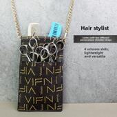 高级感发型师专用斜挎剪刀包宠物师剪刀腰包美发工具剪子包工具袋