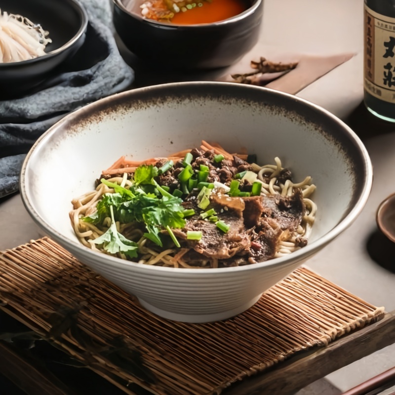 日式拉面碗陶瓷碗餐具面条斗笠大碗家用8寸面碗汤碗2025新款汤面