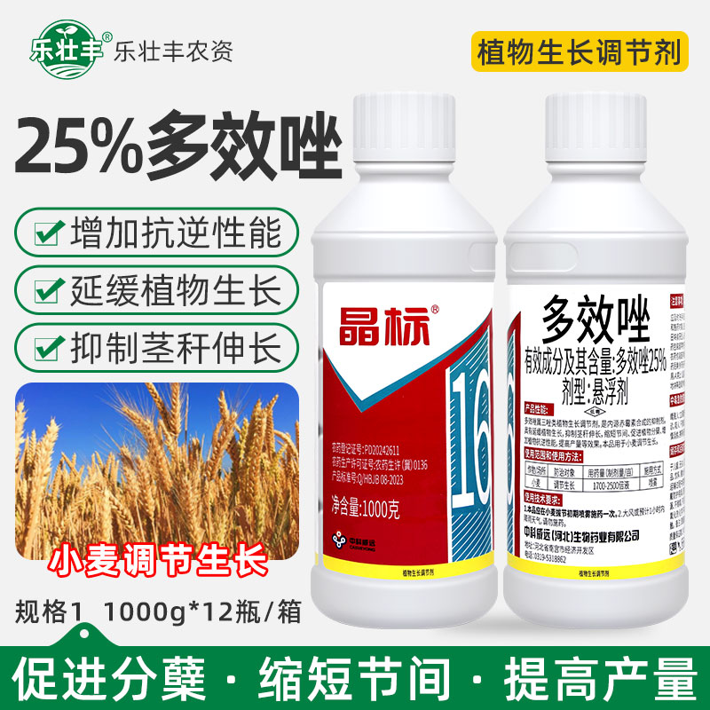 多效唑小麦控旺矮壮素生长调节剂