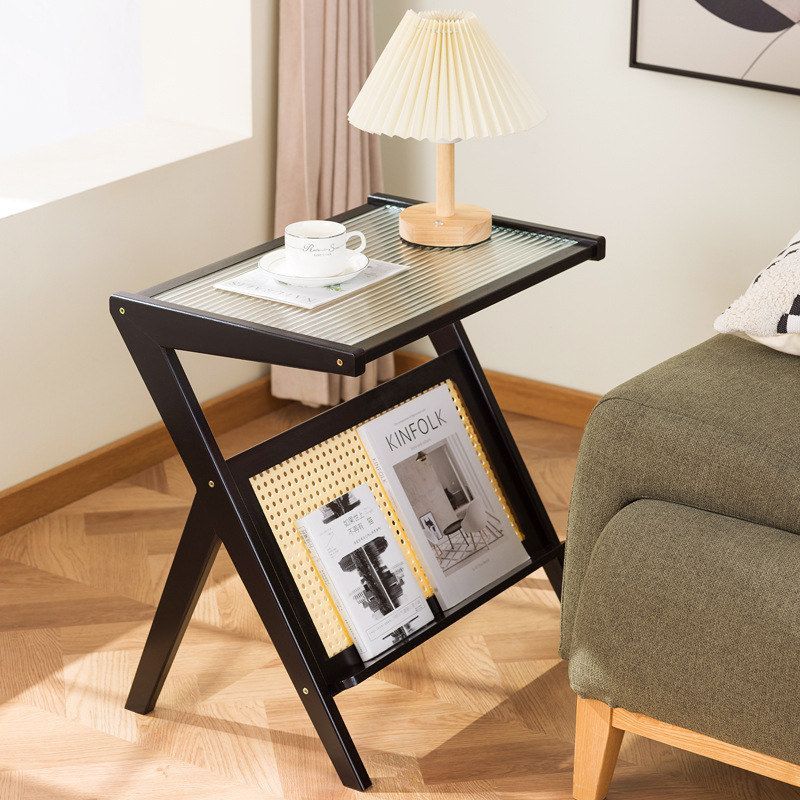 几子边茶几角几小桌边沙发玻璃小桌子创意茶桌长虹小户型床头柜