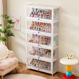 透明锁痛柜展示柜家用收纳柜带谷子摆件盲盒乐高手办装饰品二次元