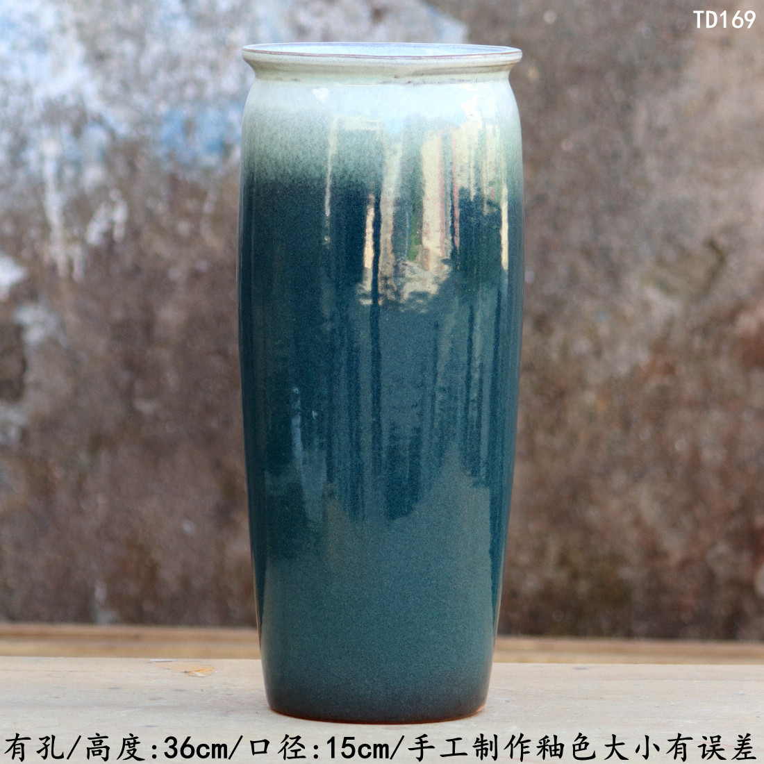 多肉绿植老桩细高陶瓷花盆