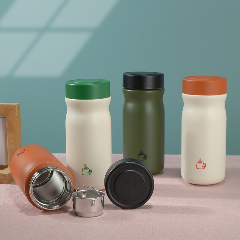 新款异形小焖烧杯316不锈钢真空保温杯高颜值礼品咖啡杯