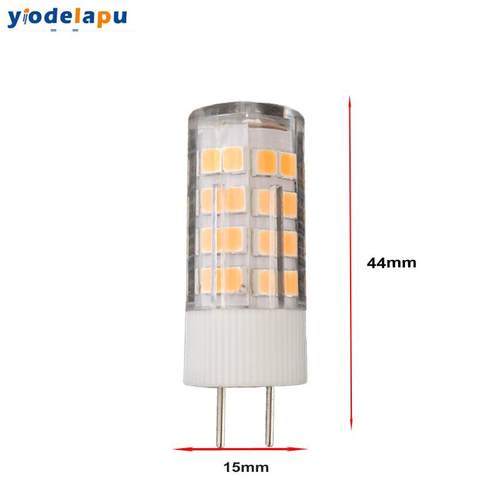 【跨境】GY6.35led灯泡220V110V12V高亮吊灯用51灯珠led玉米灯G4