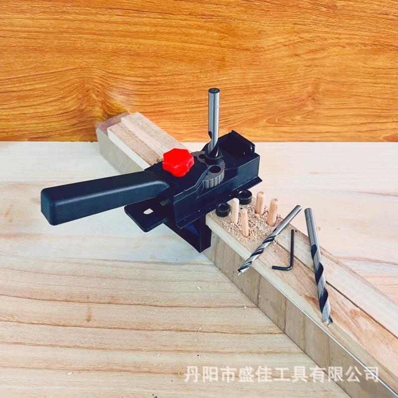 跨境10孔木工打孔定位限位夹具装置 DIY木工3-12mm钻头限位圈套装