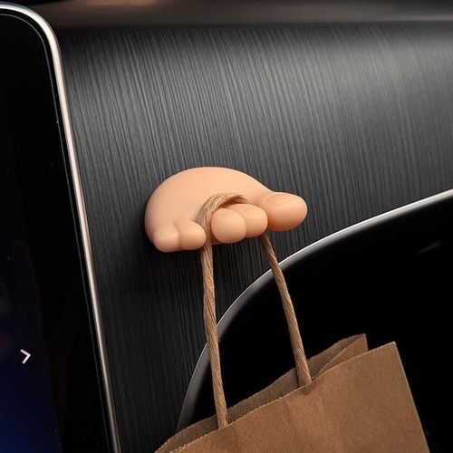 极速汽车多功能车载眼镜夹眼镜y架子车载收纳创意汽车手势OK指墨