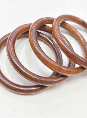 极速越南料女款文玩檀木头手镯 天然F花梨木手镯 女款木头镯子饰
