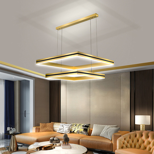 极速Ceilingf chandelier pendant lamp square Nordic Ceiling l