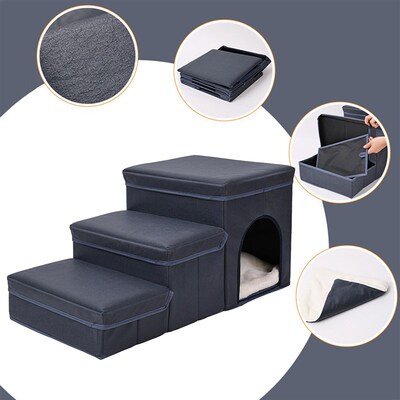 极速3 camadas escada do c?o rampa pet esLcada filhote de ca